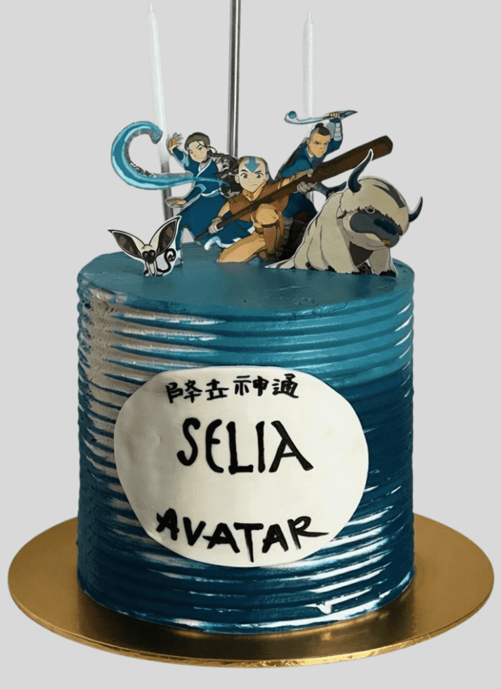 Delightful Avatar the Last Airbender Cake
