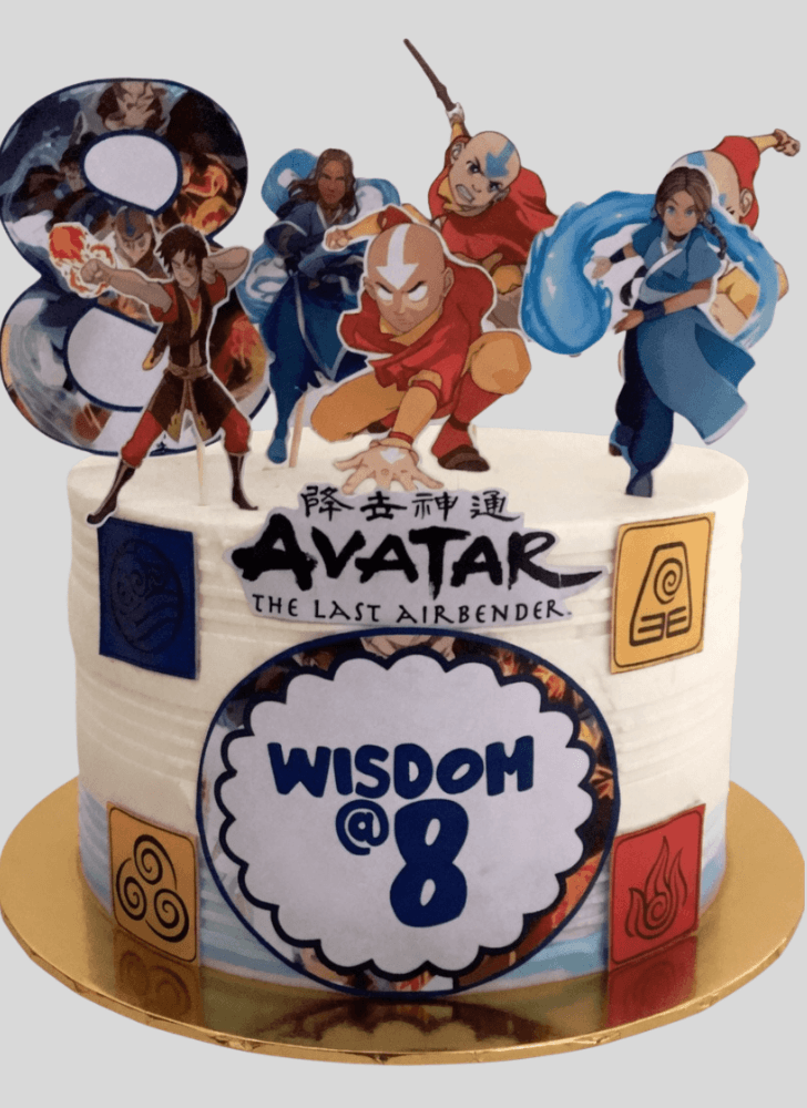 Elegant Avatar the Last Airbender Cake