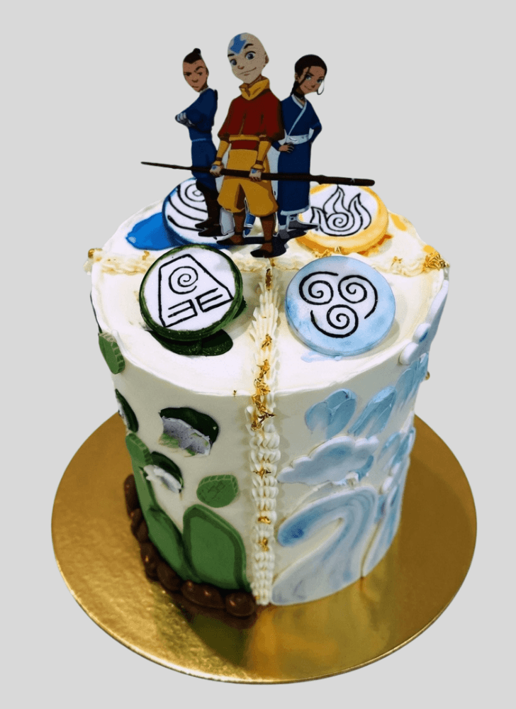 Lovely Avatar the Last Airbender Cake Design