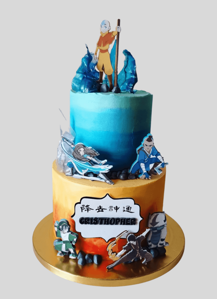 Magnetic Avatar the Last Airbender Cake