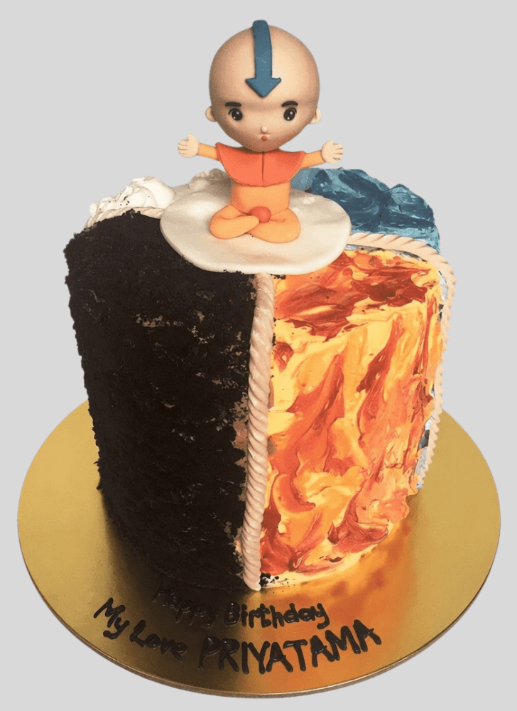 Nice Avatar the Last Airbender Cake