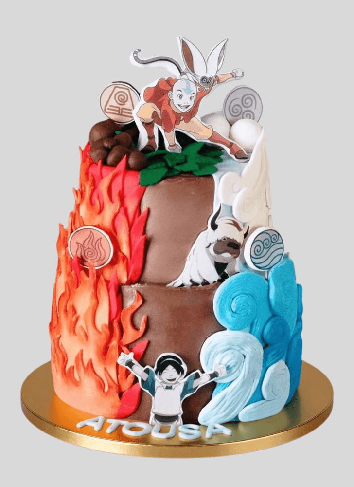 Radiant Avatar the Last Airbender Cake