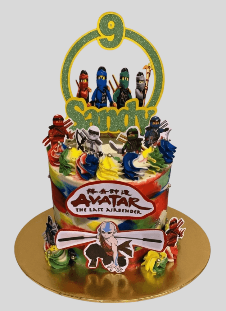 Ravishing Avatar the Last Airbender Cake