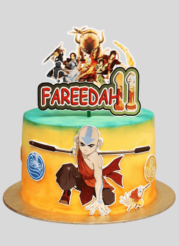 Refined Avatar the Last Airbender Cake