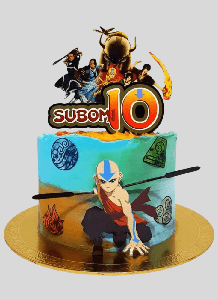 Resplendent Avatar the Last Airbender Cake
