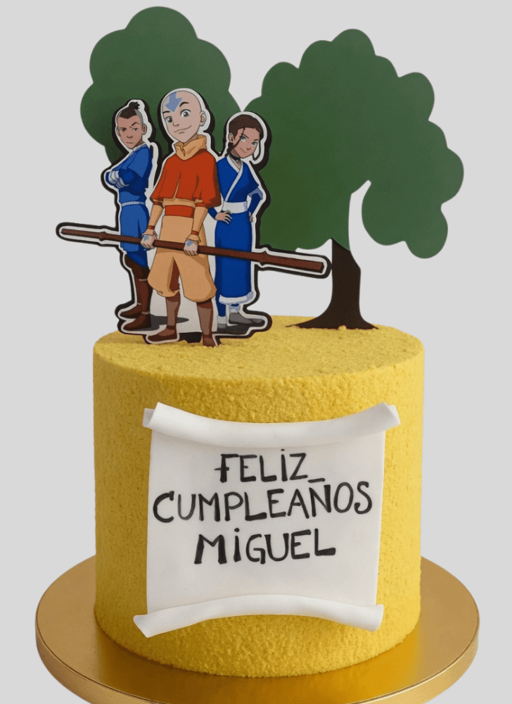 Slightly Avatar the Last Airbender Cake