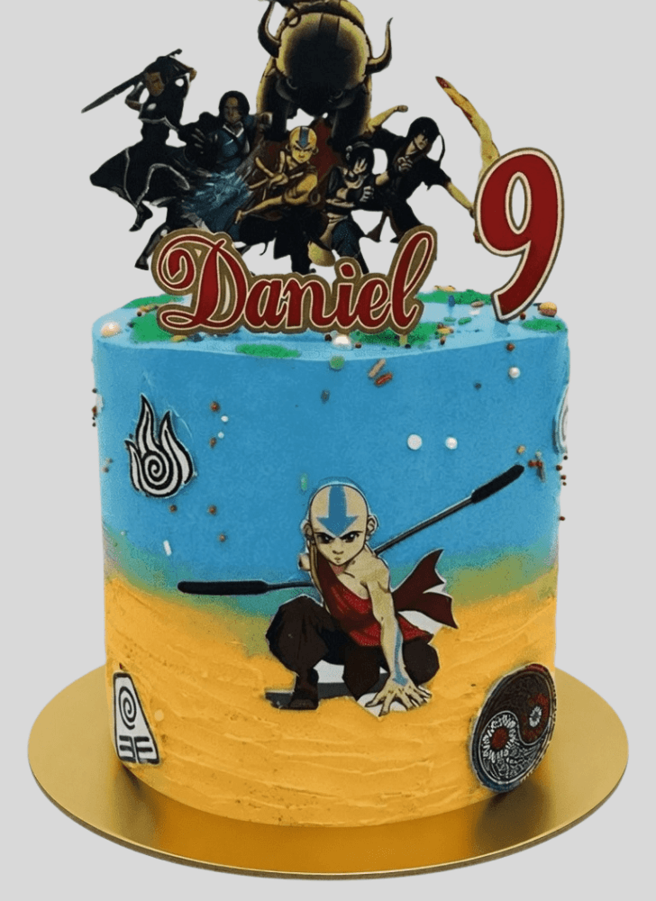 Wonderful Avatar the Last Airbender Cake Design