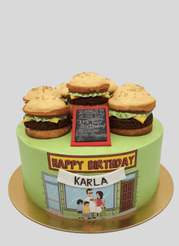 Adorable Bob's Burgers Cake
