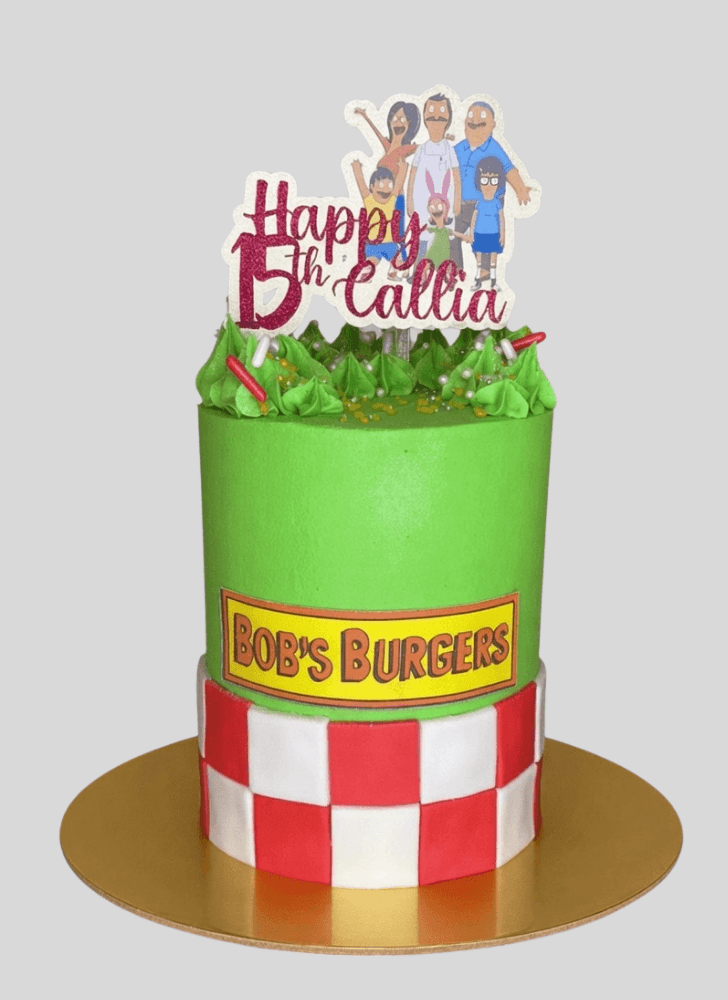 Appealing Bob's Burgers Cake