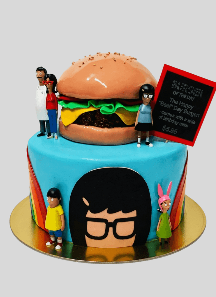 Cute Bob's Burgers Cake