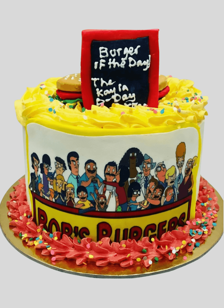 Dazzling Bob's Burgers Cake