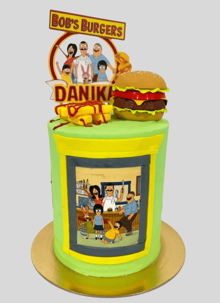 Delightful Bob's Burgers Cake