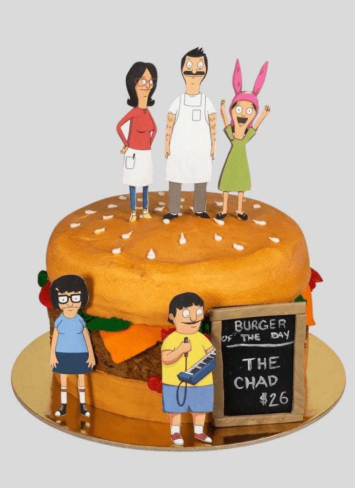 Fetching Bob's Burgers Cake
