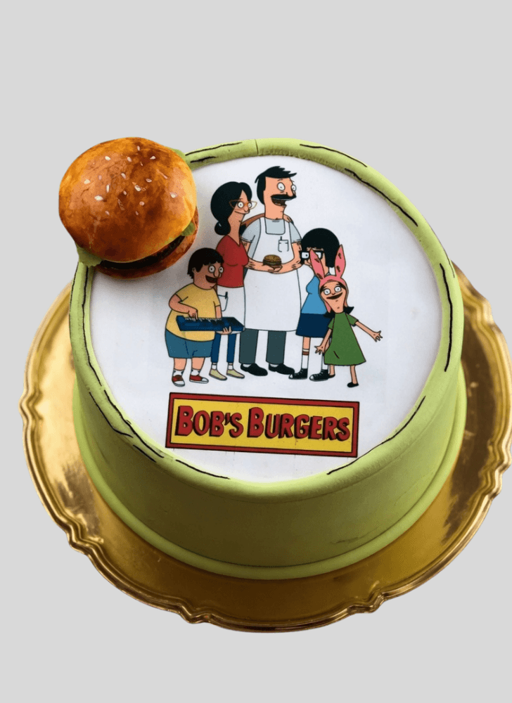 Handsome Bob's Burgers Cake