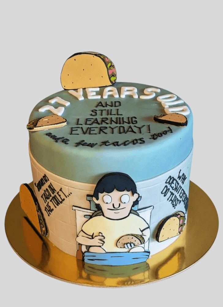 Pleasing Bob's Burgers Cake