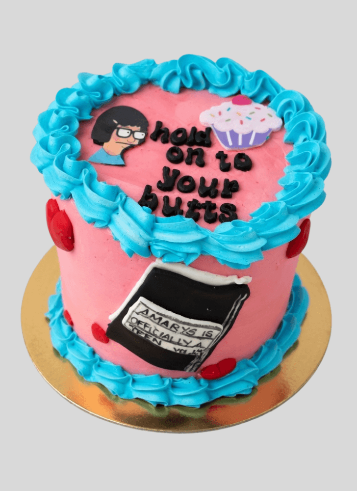 Radiant Bob's Burgers Cake