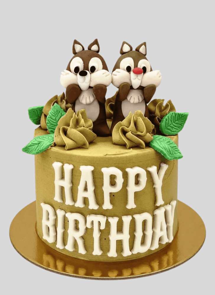 Angelic Chip and Dale Cake