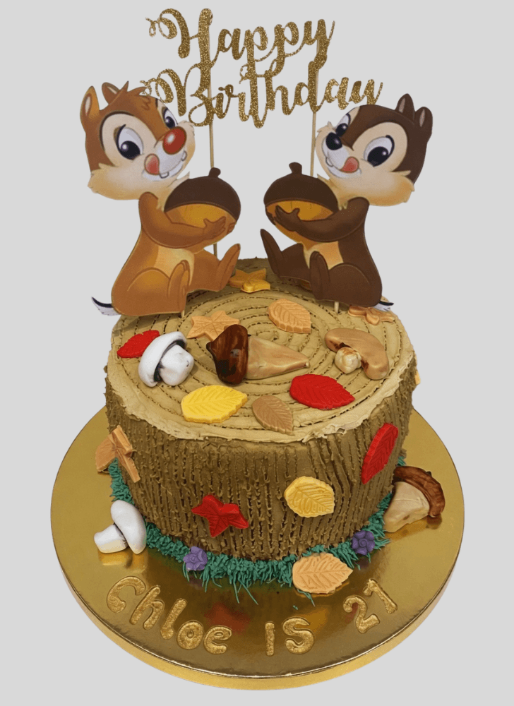 Captivating Chip and Dale Cake