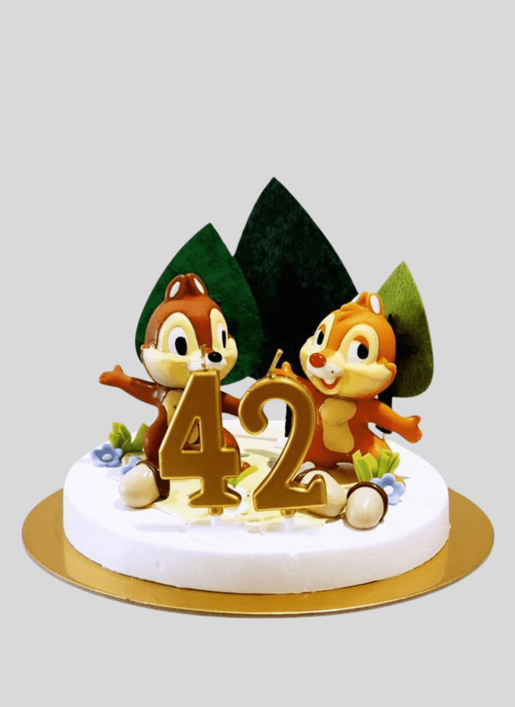 Charming Chip and Dale Cake