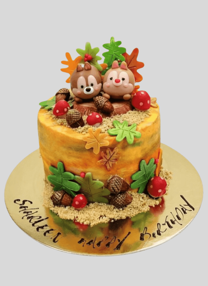 Cute Chip and Dale Cake