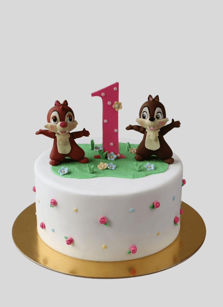 Delightful Chip and Dale Cake