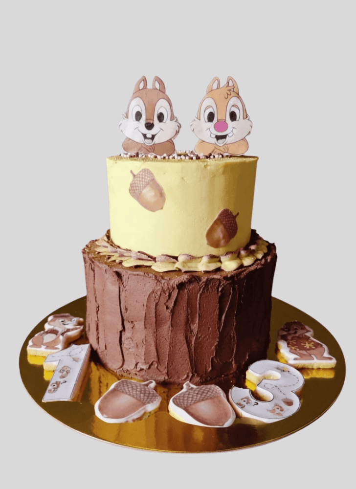 Enthralling Chip and Dale Cake