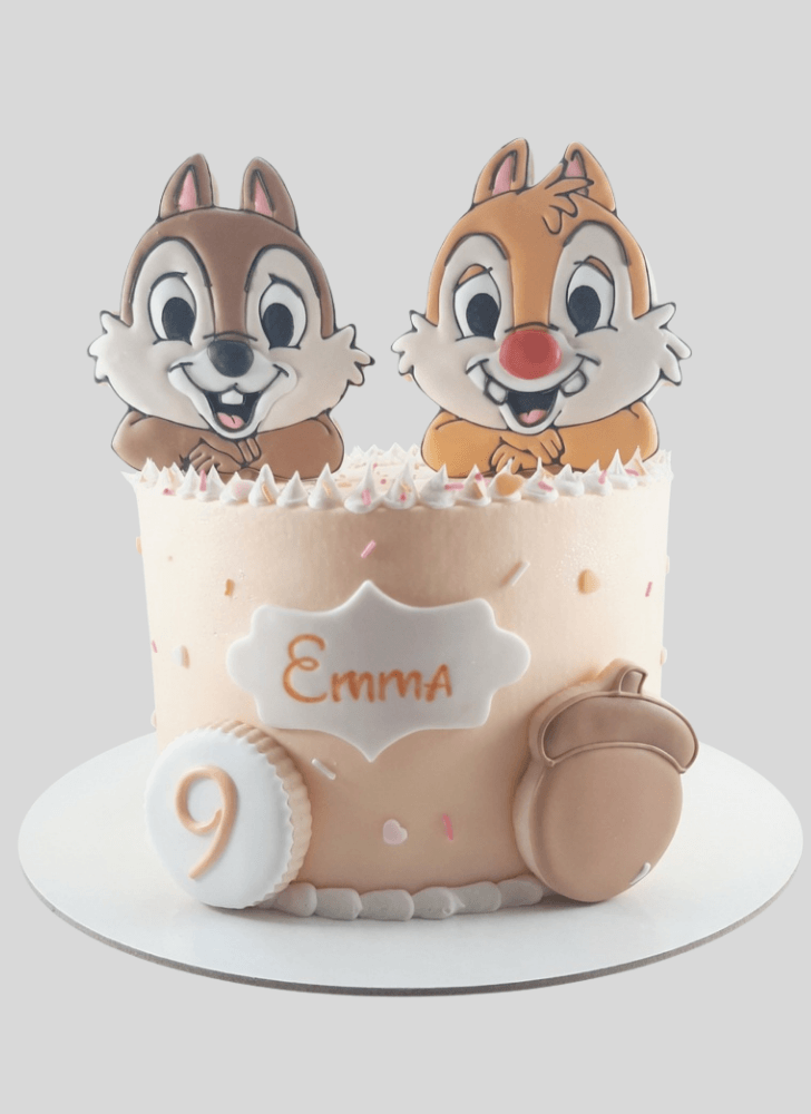 Enticing Chip and Dale Cake