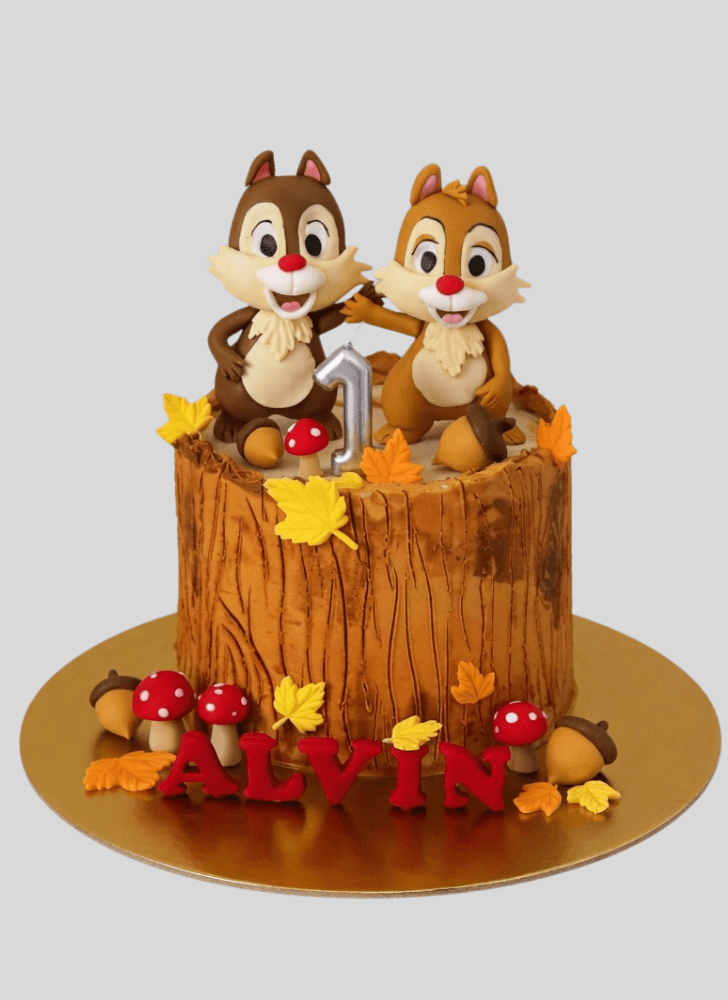 Fascinating Chip and Dale Cake