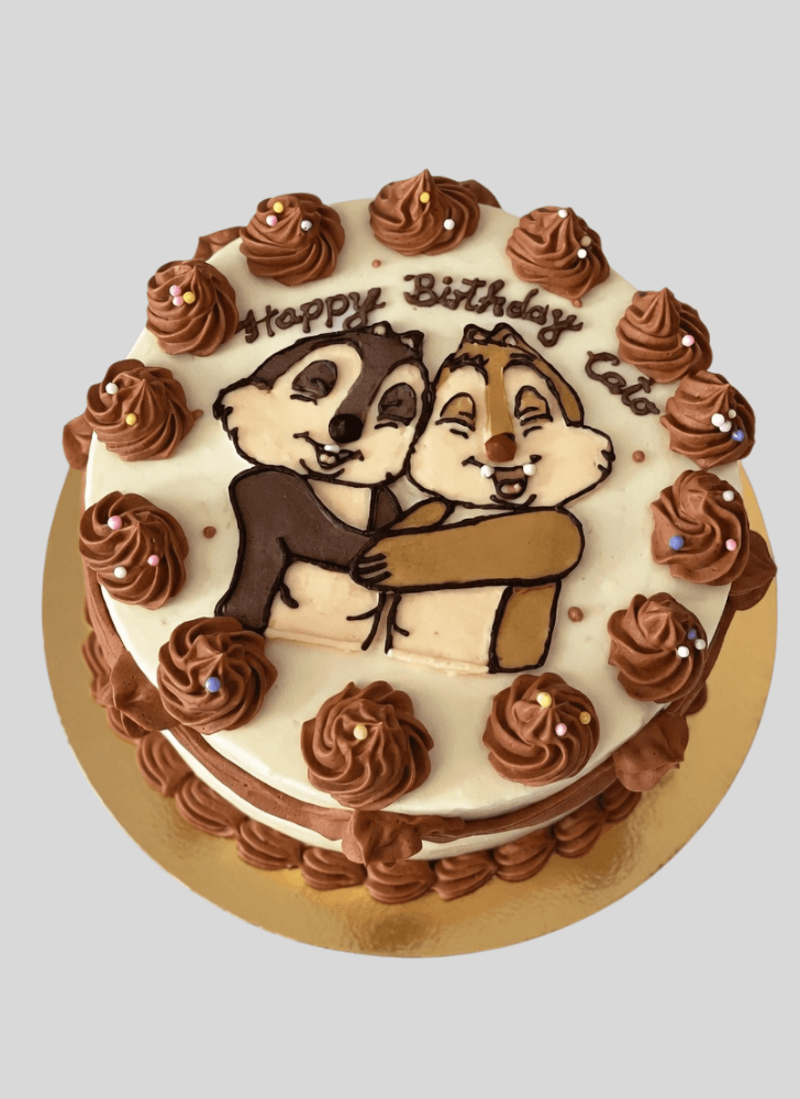 Gorgeous Chip and Dale Cake