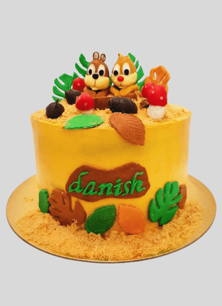 Graceful Chip and Dale Cake