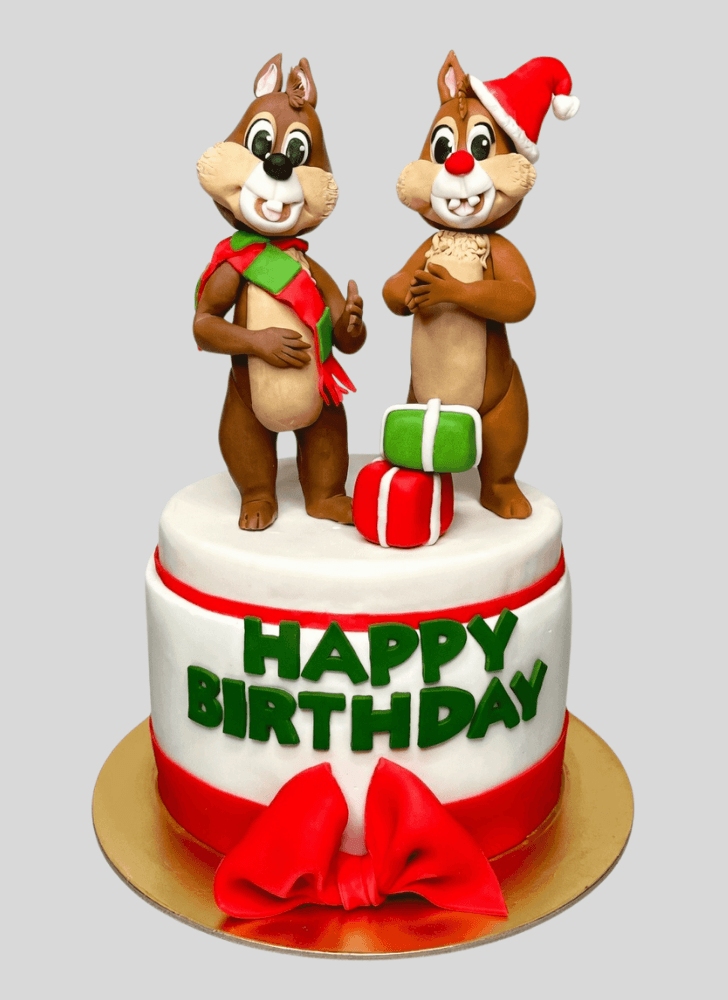 Pleasing Chip and Dale Cake