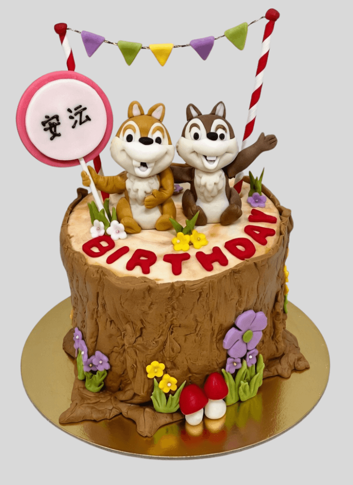 Radiant Chip and Dale Cake
