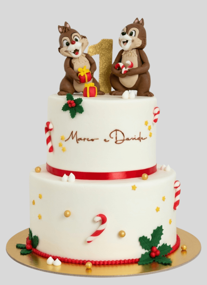 Refined Chip and Dale Cake