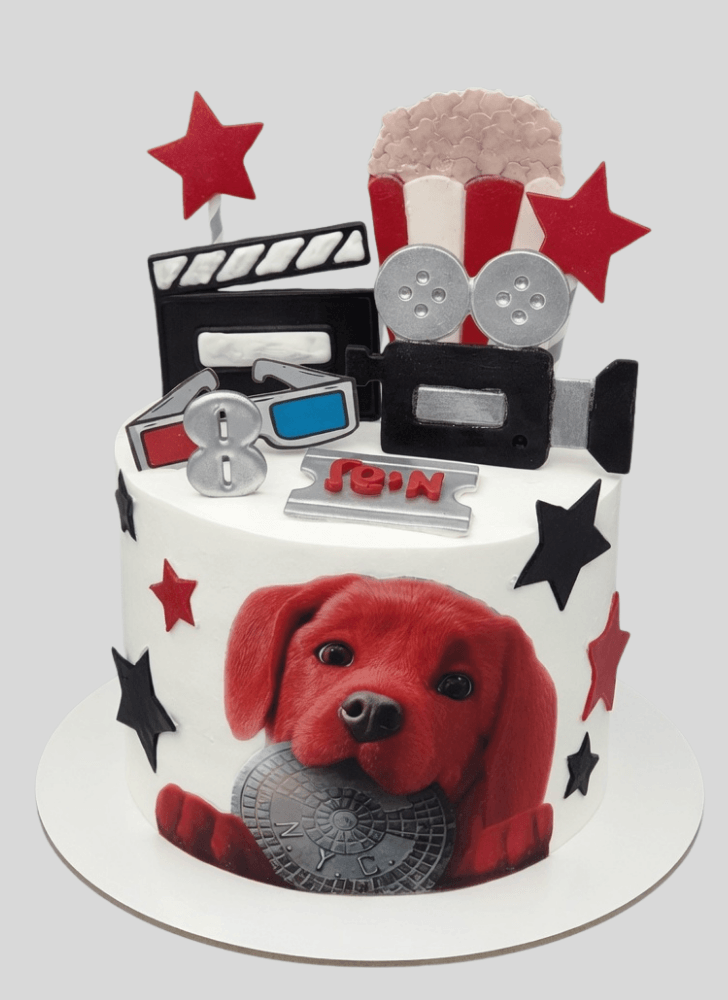 Adorable Clifford Cake