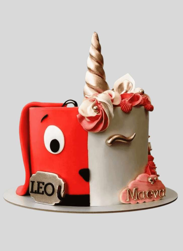 Angelic Clifford Cake