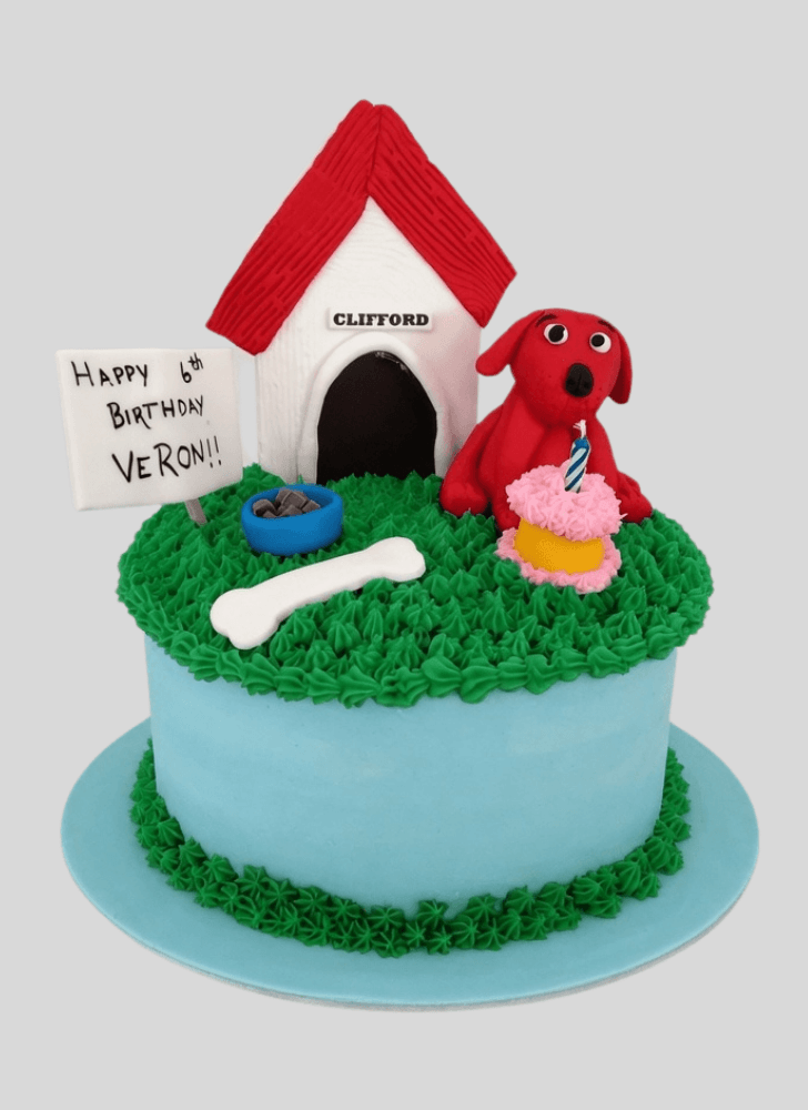 Lovely Clifford Cake Design