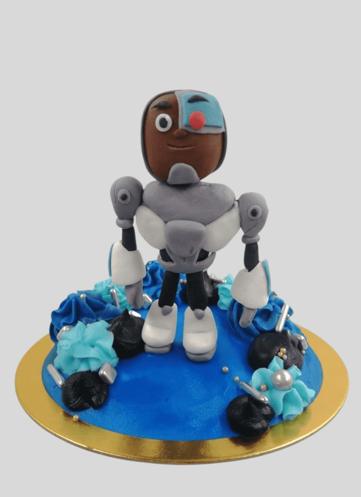 Alluring Cyborg Cake