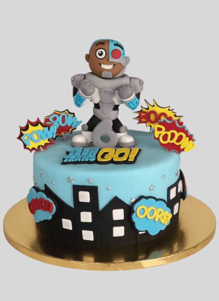 Captivating Cyborg Cake