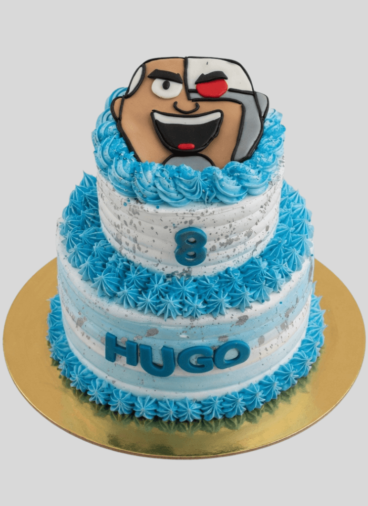 Charming Cyborg Cake