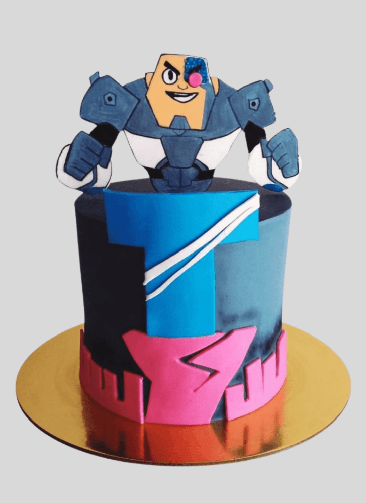 Classy Cyborg Cake