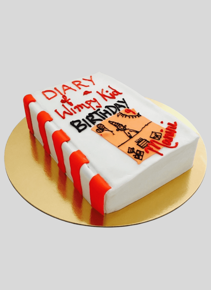 Charming Diary of a Wimpy Kid Cake