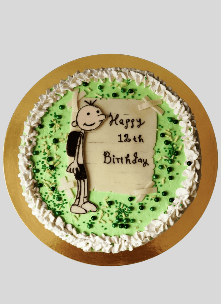 Pretty Diary of a Wimpy Kid Cake