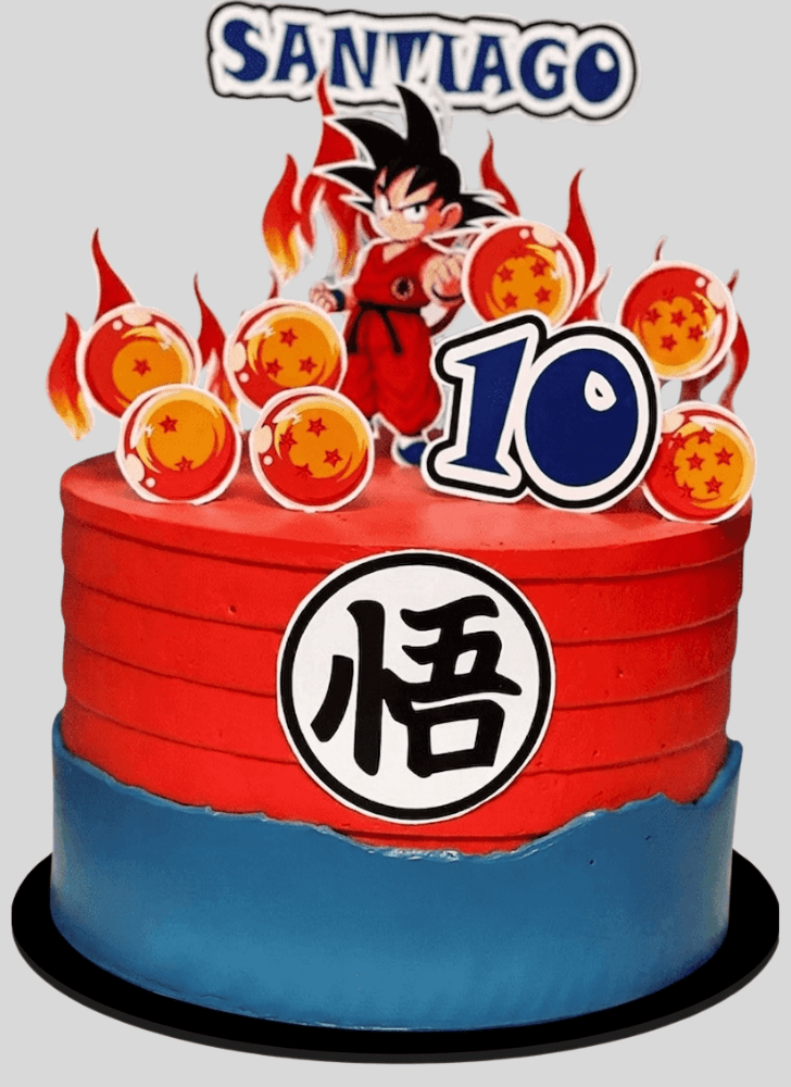 Classy Dragon Ball Cake