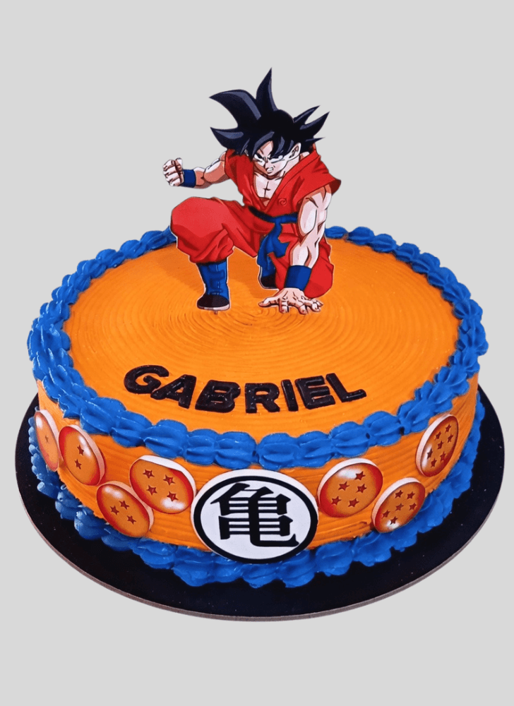 Elegant Dragon Ball Cake