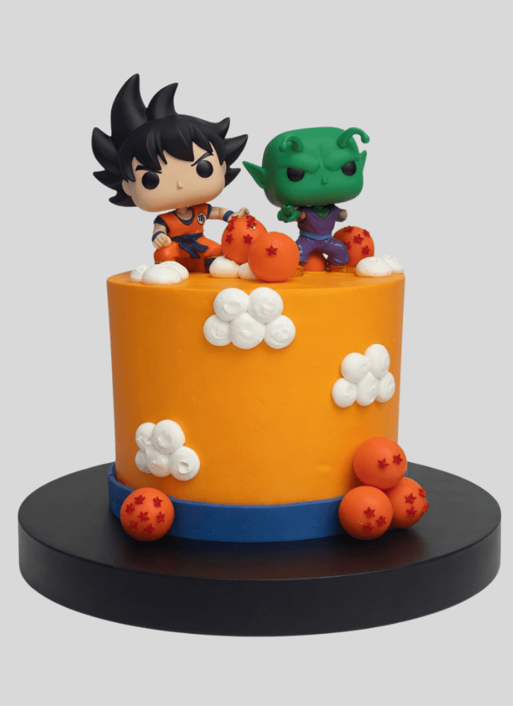 Inviting Dragon Ball Cake