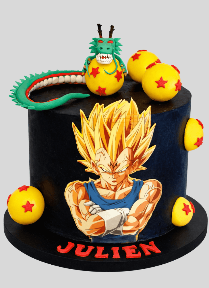 Pleasing Dragon Ball Cake