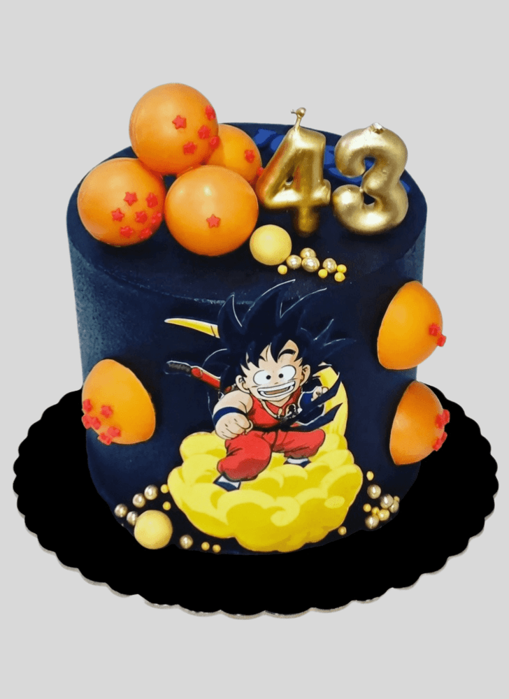 Shapely Dragon Ball Cake