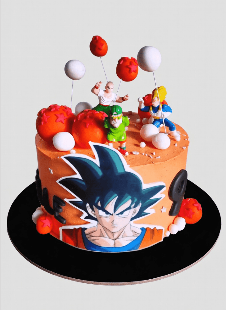 Wonderful Dragon Ball Cake Design