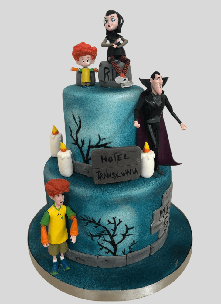 Inviting Hotel Transylvania Cake