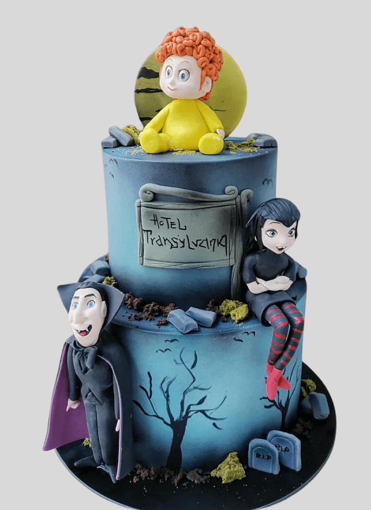 Refined Hotel Transylvania Cake